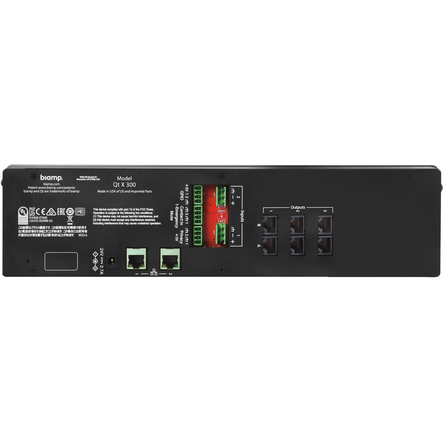 Qt X 300 for up to 36,000 ft² - 3 Zone Controller